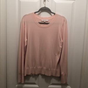 Loft soft pink sweater